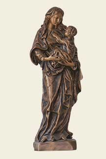 Grabfigur aus Bronze